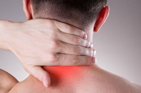 neck pain with osteochondrosis